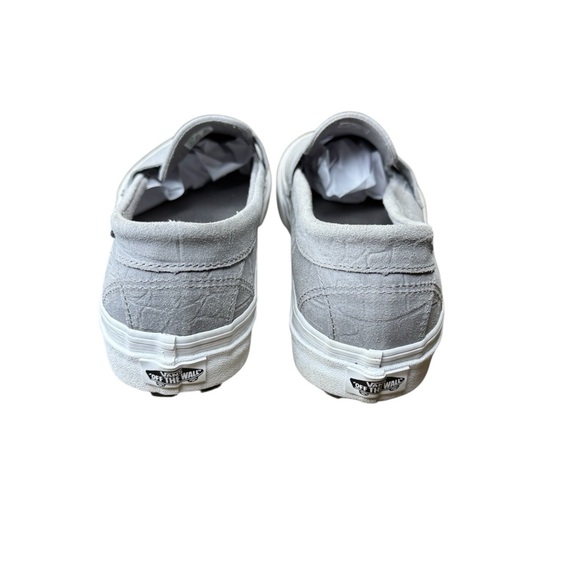 ? Vans Embossed Grey Suede Slip-On‎ Shoes Men’s 11 ?✨ main image 7